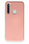 Mey İthalat®   Redmi Note 8 Kılıf Nano içi Kadife Silikon - Pudra