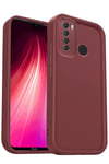Mey İthalat®   Redmi Note 8 Kılıf Viera Silikon - Bordo
