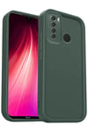 Mey İthalat®   Redmi Note 8 Kılıf Viera Silikon - Koyu Yeşil