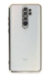 Mey İthalat®   Redmi Note 8 Pro Kılıf  Lensli Silikon - Gold