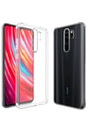 Mey İthalat®   Redmi Note 8 Pro Kılıf Lüx Şeffaf Silikon