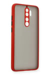 Mey İthalat®   Redmi Note 8 Pro Kılıf Montreal Silikon Kapak - Kırmızı
