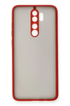 Mey İthalat®   Redmi Note 8 Pro Kılıf Montreal Silikon Kapak - Kırmızı