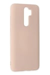 Mey İthalat®   Redmi Note 8 Pro Kılıf Nano içi Kadife Silikon - Pudra