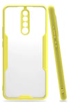 Mey İthalat®   Redmi Note 8 Pro Kılıf Platin Silikon - Sarı