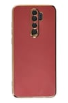 Mey İthalat®   Redmi Note 8 Pro Kılıf Volet Silikon - Kırmızı