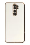 Mey İthalat®   Redmi Note 8 Pro Kılıf Volet Silikon - Beyaz