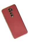Mey İthalat®   Redmi Note 8 Pro Kılıf Volet Silikon - Kırmızı