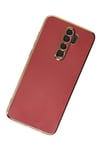 Mey İthalat®   Redmi Note 8 Pro Kılıf Volet Silikon - Kırmızı