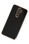 Mey İthalat®   Redmi Note 8 Pro Kılıf Volet Silikon - Siyah