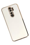 Mey İthalat®   Redmi Note 8 Pro Kılıf Volet Silikon - Beyaz