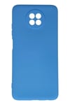 Mey İthalat®   Redmi Note 9 5G Kılıf Nano içi Kadife Silikon - Mavi