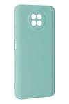 Mey İthalat®   Redmi Note 9 5G Kılıf Nano içi Kadife Silikon - Turkuaz