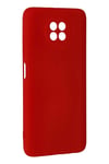 Mey İthalat®   Redmi Note 9 5G Kılıf Nano içi Kadife Silikon - Kırmızı