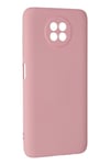 Mey İthalat®   Redmi Note 9 5G Kılıf Nano içi Kadife Silikon - Pembe