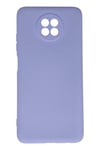 Mey İthalat®   Redmi Note 9 5G Kılıf Nano içi Kadife Silikon - Lila