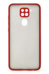 Mey İthalat®   Redmi Note 9 Kılıf Montreal Silikon Kapak - Kırmızı