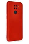 Mey İthalat®   Redmi Note 9 Kılıf Nano içi Kadife Silikon - Kırmızı