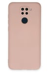 Mey İthalat®   Redmi Note 9 Kılıf Nano içi Kadife Silikon - Pudra