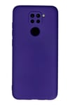 Mey İthalat®   Redmi Note 9 Kılıf Nano içi Kadife Silikon - Mor