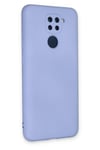 Mey İthalat®   Redmi Note 9 Kılıf Nano içi Kadife Silikon - Lila