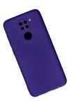 Mey İthalat®   Redmi Note 9 Kılıf Nano içi Kadife Silikon - Mor