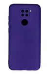 Mey İthalat®   Redmi Note 9 Kılıf Nano içi Kadife Silikon - Mor