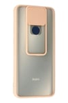 Mey İthalat®   Redmi Note 9 Kılıf Palm Buzlu Kamera Sürgülü Silikon - Pembe