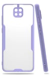 Mey İthalat®   Redmi Note 9 Kılıf Platin Silikon - Lila