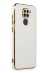 Mey İthalat®   Redmi Note 9 Kılıf Volet Silikon - Beyaz