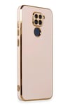 Mey İthalat®   Redmi Note 9 Kılıf Volet Silikon - Pembe