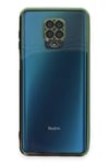 Mey İthalat®   Redmi Note 9 Pro Kılıf  Lensli Silikon - Yeşil