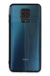 Mey İthalat®   Redmi Note 9 Pro Kılıf  Lensli Silikon - Siyah