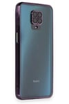 Mey İthalat®   Redmi Note 9 Pro Kılıf  Lensli Silikon - Mor