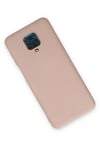 Mey İthalat®   Redmi Note 9 Pro Kılıf Nano içi Kadife Silikon - Pudra