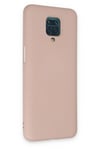 Mey İthalat®   Redmi Note 9 Pro Kılıf Nano içi Kadife Silikon - Pudra