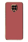 Mey İthalat®   Redmi Note 9 Pro Kılıf Volet Silikon - Kırmızı