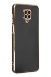 Mey İthalat®   Redmi Note 9 Pro Kılıf Volet Silikon - Siyah