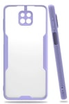 Mey İthalat®   Redmi Note 9S Kılıf Platin Silikon - Lila