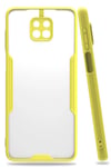 Mey İthalat®   Redmi Note 9S Kılıf Platin Silikon - Sarı