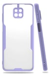 Mey İthalat®   Redmi Note 9S Kılıf Platin Silikon - Lila