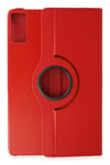 Mey İthalat®   Redmi Pad Kılıf 360 Tablet Deri Kılıf - Kırmızı