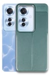 Mey İthalat®   Reno 11F Kılıf Auto Focus Kapak - Koyu Yeşil