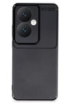 Mey İthalat®   Reno 11F Kılıf Auto Focus Karbon Kapak - Siyah