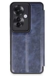 Mey İthalat®   Reno 11F Kılıf Flip Cover - Lacivert