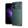 Mey İthalat®   Reno 13F Kılıf Auto Focus Karbon Kapak - Koyu Yeşil