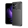 Mey İthalat®   Reno 13F Kılıf Auto Focus Karbon Kapak - Siyah