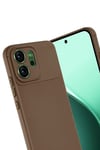 Mey İthalat®   Reno 14 Auto Focus Karbon Kapak - Kahverengi