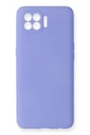 Mey İthalat®   Reno 4 Lite Kılıf First Silikon - Lila