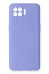 Mey İthalat®   Reno 4 Lite Kılıf First Silikon - Lila
